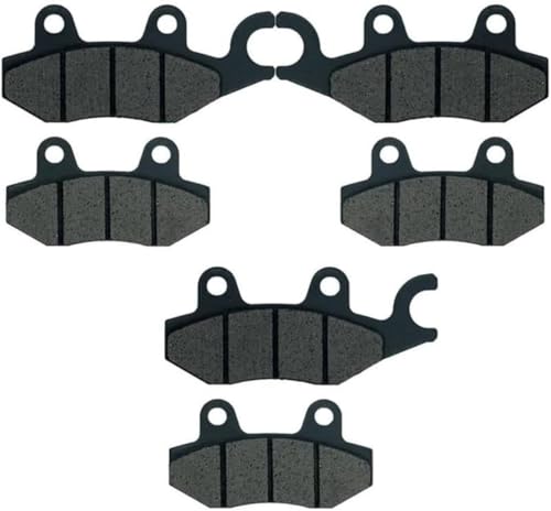 Plaquettes de frein moto pour HISUN 400 Forge 2015-2016 avant et arrière