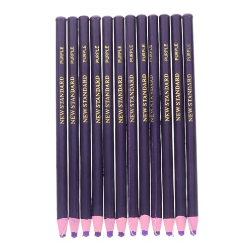 ERINGOGO 12pcs Industrial Crayon Pencils Peel-off Markers Multi-use Drawing Crayons for Halloween Sewing Embroidery School Projects