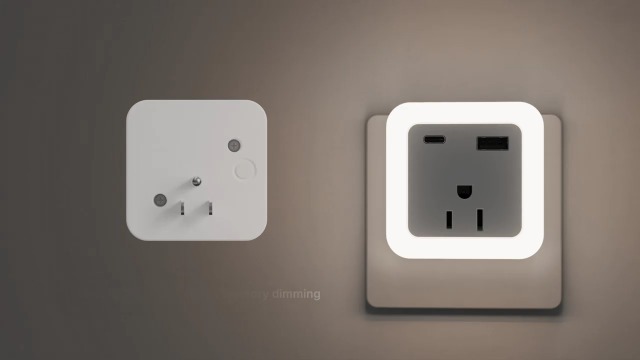 Image of Night Lights Plug Into Wall 4 Pack Rechargeable Battery Backup Light Dusk to Dawn Sensor Night Light with Outlet Expander for Adults Kids Bedroom, Kitchen, and Bathroom (4, cool white, 5000K)