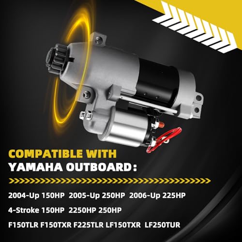 Motor de Arranque Compatible para Yamaha 150HP 225HP 250HP Modelo 63P-81800-00 miniatura 3