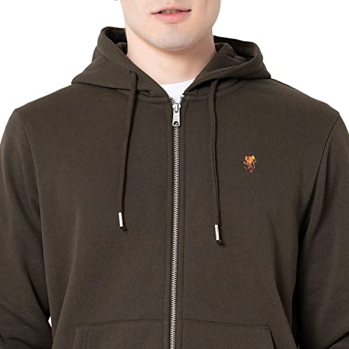 Image of Red Tape Men's Light Grey Solid Hoodies