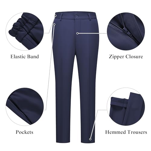 Women's Business Suits for Work Professional 2 Piece Sets Pants Suits Slim Fit Casual Outfits Tuxedo for Office3