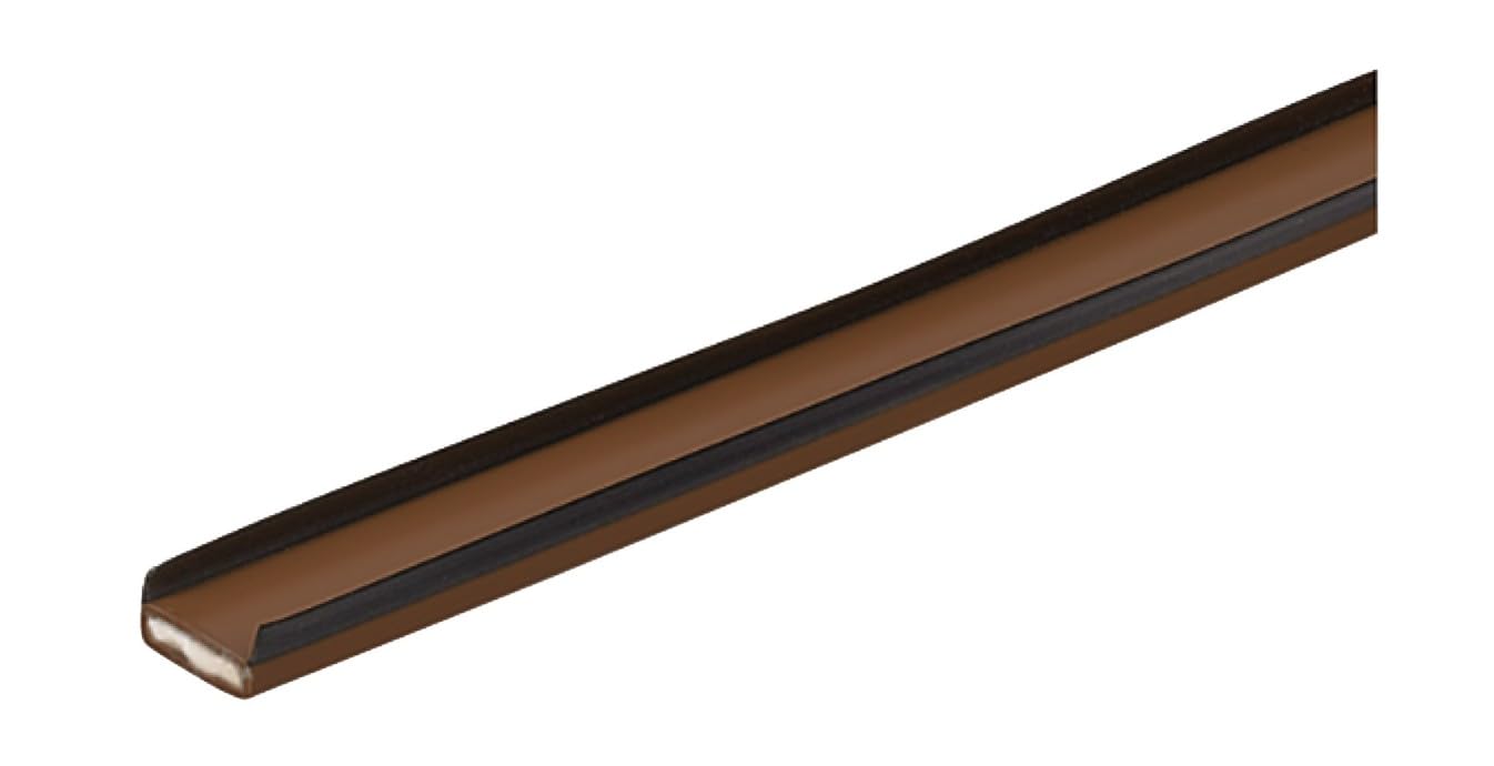 cyclingcolors Joint coupe-feu en matériau intumescent, pare fumée protection acoustique, porte meuble entrée secours, largeur 15mm marron foncé