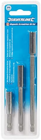 Silverline 724109 Magnetic Screwdriver Bit Holder 3pce 60, 100, 150 mm