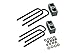 Superlift | 9087 | 3" Block Kit with Rear Lift Blocks, U-Bolts, & Hardware | Fits 2011-2016 Ford F-250 / F-350 with Top Mounted Overloads
