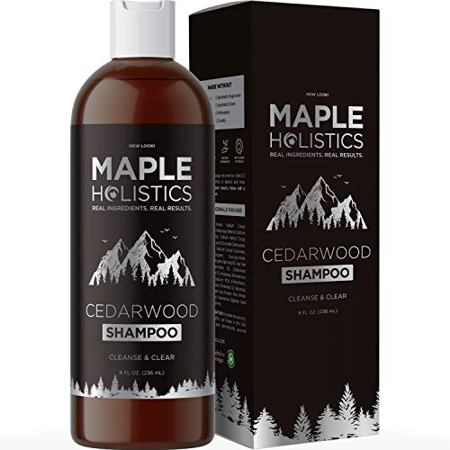 Cleansing Shampoo for Dry Scalp Care - Dry Scalp Shampoo Flaky Scalp Moisturizer and Clarifying Shampoo for Build Up with Cedarwood Oil - Tea Tree Shampoo for Oily Scalp with Deep Cleansing Oils