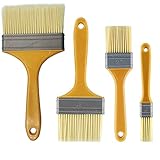 【Amplia gama de aplicaciones】 Excelentes pinceles que se pueden utilizar para diferentes propósitos, permitiendo a pintores profesionales o novatos dibujar obras perfectas en paredes, decoraciones, armarios, puertas, cercas, terrazas, retoques y manualidades.