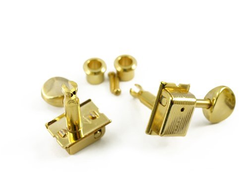 Kluson SD9105MG 6 In-Line Vintage Tuning Machines, Gold