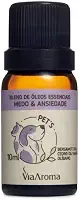 Blend de Óleos Essenciais Pets Medo e Ansiedade Via Aroma - 10ml