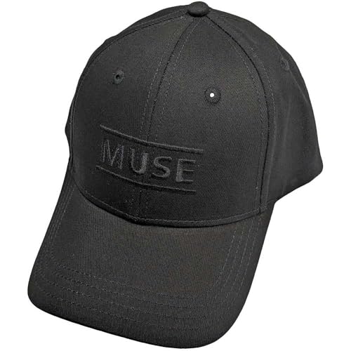 Casquette de baseball Muse Band Logo chapeau rock noir One Size ajustable