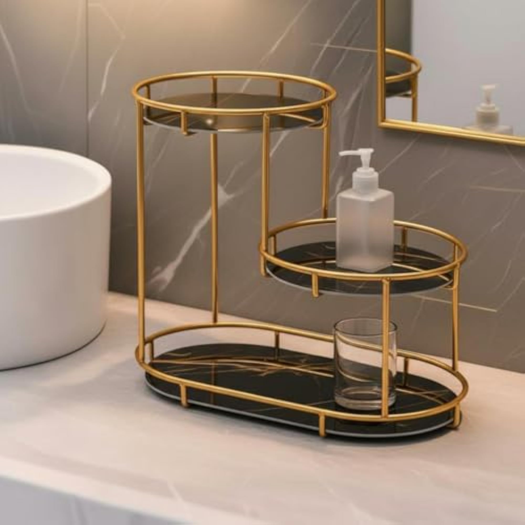 3-Tier Cosmetic Organizer for Bathroom and Vanity