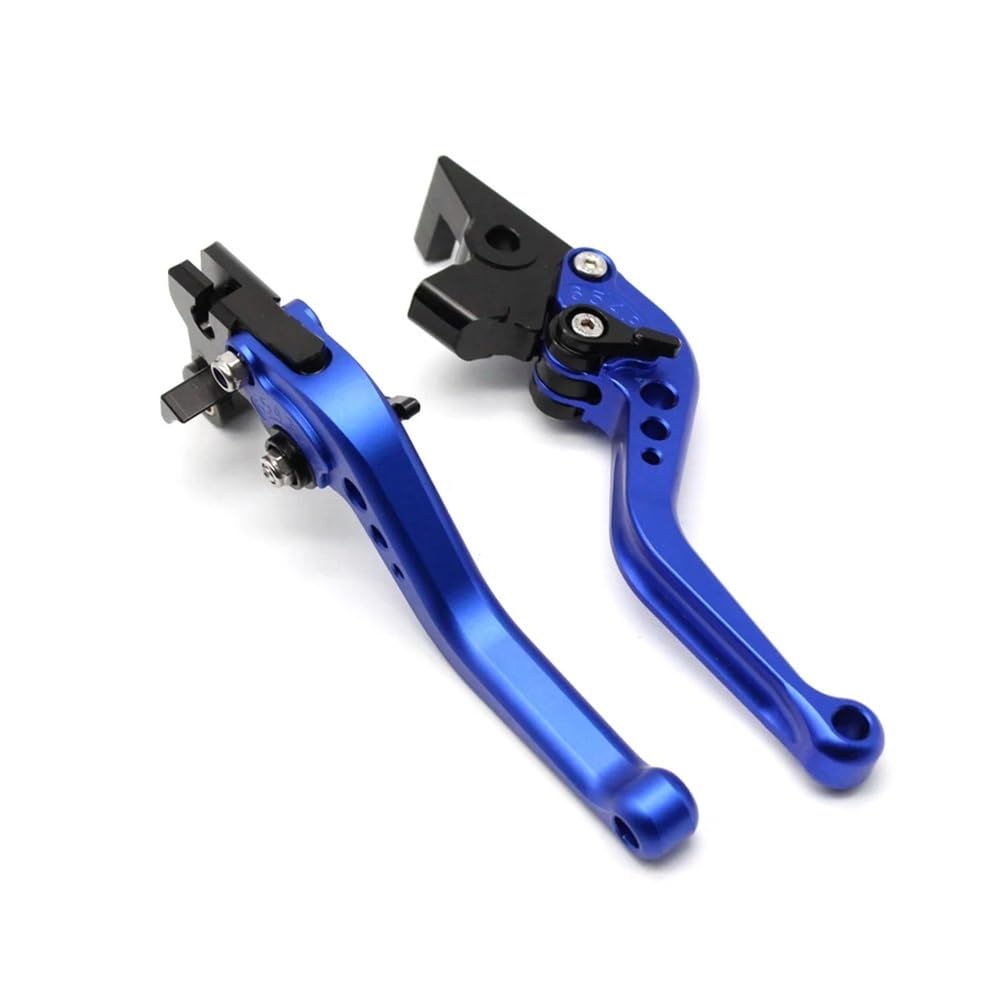 Prsdfg Short Blue Brake Clutch Levers Handle Short/Long Brake Clutch Lever For Fz6n Fz1n Fz6s Fz1s For Fazer Fz8 Xj6 Xj6n Xj6f Xj6s For Diversion Motorcycle Accessories