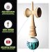 Sweets Kendamas Grain Split Boost Kendama, Improves Hand Eye Coordination, Reflexes, Premium Skill Toy, Extra String Accessory Gift Bundle (Laser Tag)