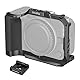 SMALLRIG R50 V Kamerakäfig für Canon R50V, integrierter ergonomischer Silikongriff, Schnellwechselplatte für Arca, 1/4-20 Gewindebohrung, 3/8-16 Bohrungen für ARRI, Blitzschuh, (Schwarz) - 5427