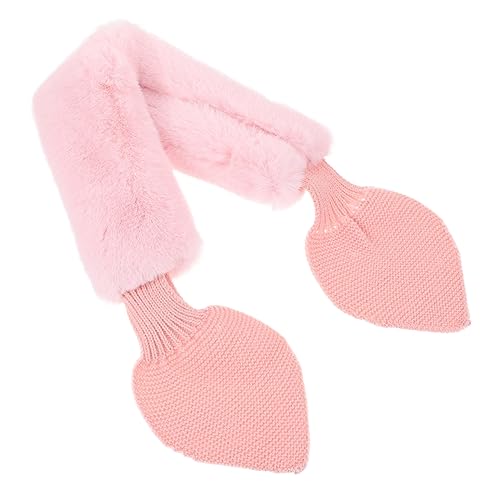 VALICLUD Boy Girl's Cartoon Scarf Plush Neck Gaiter Girls Christmas Headwear Warm Winter Scarf Boys and Cross - Main Image