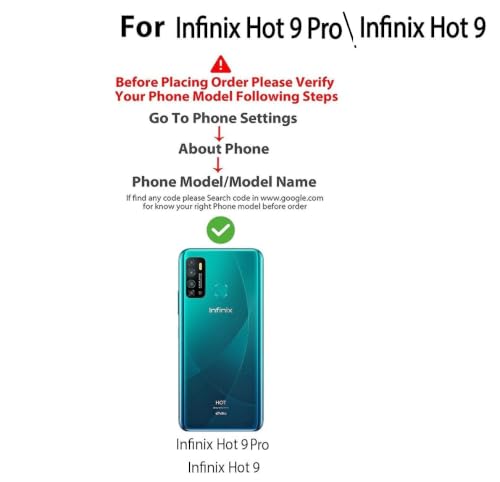 Image of COVERBLACK Soft Rubber Silicon Clear Case Back Cover Compatible for Infinix Hot 9 Pro /Hot 9 - Transparent