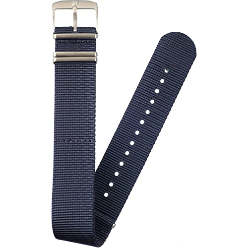 Genuine Luminox Watch Bands Fnx.9240.40Q.k - Strap Replacement 24Mm Blue Webbing Strap With Steel Buckle Strap For Navy Seals Series 3500 3800 #TOP22