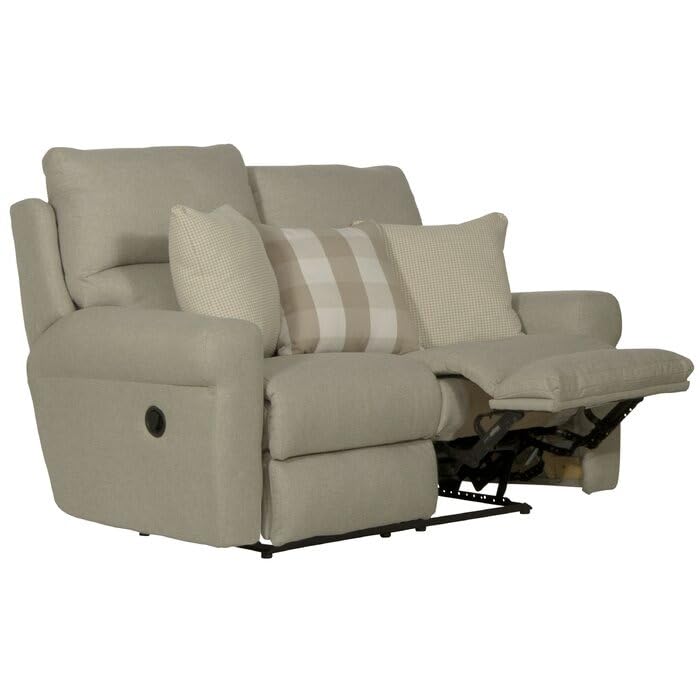 Image of Torque - Avalon 2 Seater Fabric Manual Recliner | Recliner Sofa /Chair for Living Room, Bedroom, Office (Beige) | 1 Year Warranty