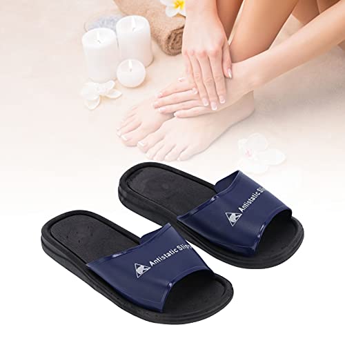 Slippers for Women and Men, AntiStatic PVC Quick Drying Non Slip Slippers DustProof Working Sandals Shoes for Home Bathroom Working Clean Room (44)4
