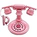 Produktbild FGA Retro Telefon rosa niedliche Prinzessin antikes Telefon mit Seil Festnetz Telefon dekorative Ornamente Home Decoration