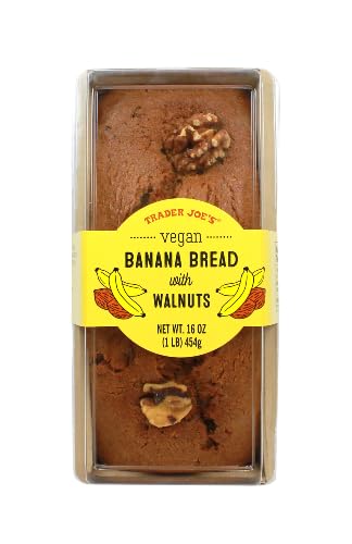 Trader Joe's Vegan Banana Bread with Walnuts, 16 oz, 8