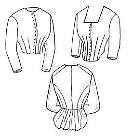 1871 Day Bodice Pattern