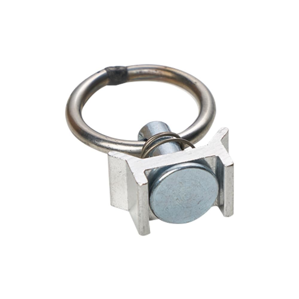 Fitting für Airlineschiene – Ringöse aus Metall – Endbeschlag für Zurrschiene – für Anhänger, PKW, Camper & LKW