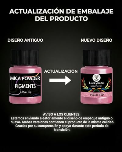 Miniatura 7 de Luckymica Polvo De Mica, 24 Colores Pigmento Nacarado Para Resina Epoxi, Set De 240 G De Pigmentos Perla Para Jabones, Bombas De Baño, Velas, Manualidades Y Brillo Labial