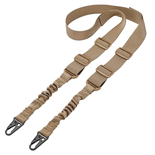 Ratulie 2 Point Rifle Sling Two Point Sling Tactical With Adjustable Extra Long Two Point Traditional Sling Qd Swivel Mount #TOP6