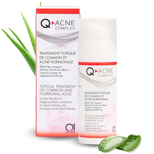 Q1 Q-Acne Complex, Crème Anti Acné à l'Acide Salicylique, Crème