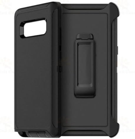 Galaxy Note 8 Case LOVEMECASE [Dust-Proof] Belt-Clip Heavy Duty Kickstand [Shockproof] Rugged Armor Shell for Samsung Galaxy Note 8(BLACK)