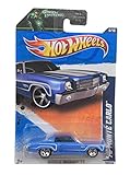 Hot Wheels 2011 Muscle Mania Blue '70 Monte Carlo 6/10 Green Lantern Card