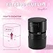 Buqikma Eyelash Extension Glue Jar Storage Tank with Bottom Sealed Adhesive Stand Activated Storage (Black)