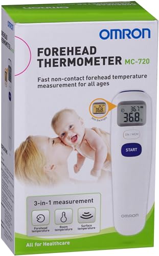 Omron MC 720 Digital Infrared Forehead Thermometer Omron MC 720 Digital Infrared Forehead Thermometer