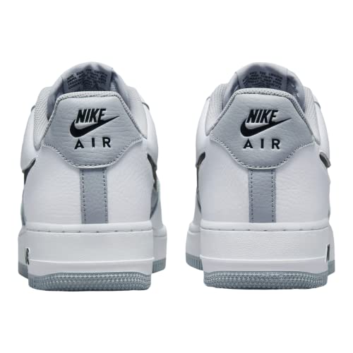 Nike Herren Basketballschuhe Air Force 1 '07 An20, Weiß/Schwarz/Grau, 45.5 EU, Weiß Schwarz Grau, 45.5 EU – Ansicht 5