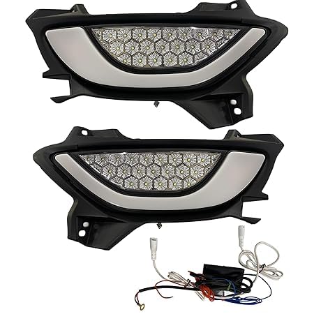 Fog Lamp Set compatible with Tata Altroz 2019-Onwards, Halogen Yellow, Vehicle Specific, 12V 55W-image-36