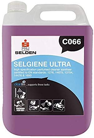 Selden C066 Selgiene Ultra Virucidal Cleaner, 5 L Pack of 2