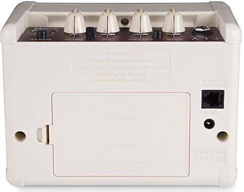 Blackstar Fly 3 Mini ampli de Guitare électrique Portable alimenté par Piles MP3 Line in & Headphone Line Out (Fly 3 Stereo Package, Vintage) - Les Beatles, Paul McCartney, John Lennon, RIngo Starr, George Harrison Blackstar Fly 3 Mini ampli de Guitare électrique Portable alimenté par Piles MP3 Line in & Headphone Line Out (Fly 3 Stereo Package, Vintage) – Image 6