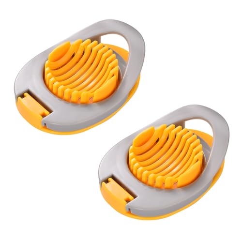 HDGSAFD Slicer À Œufs en 2 Pièces, Coupe-Œuf Créatif, Trancheuse D'Oeufs Multifonction, Petit Coupeur Pratique Extérieur, Gadget De Cuisine Simple.