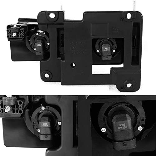 AKKON - For Chevy GMC C/K Pickup Truck Suburban Tahoe Glass Lens Headlights + LED Bumper Signal Lamps set