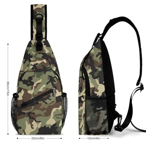 Morrales deportivos mochila de brazo patrón camuflaje miniatura 2