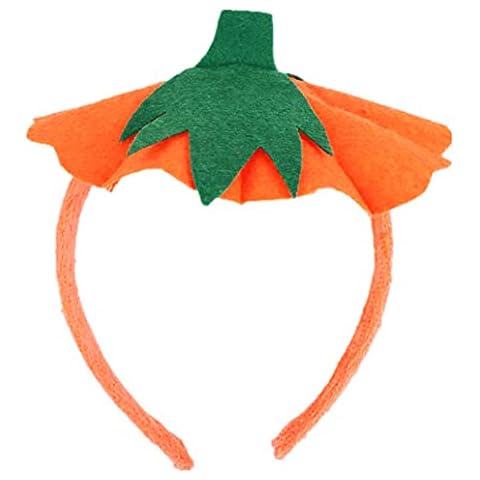 Ladies Pumpkin Headband, Halloween Hay Dress Accessories.Halloween Hair Accessory Creative Shape Headwear Cover