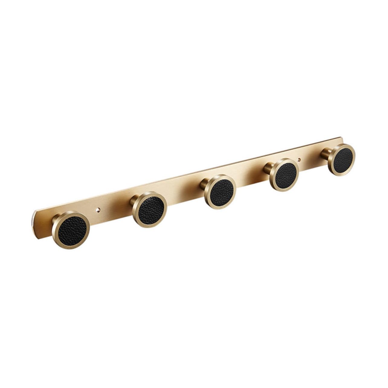 TOPBATHY 1pezzi Gancio da Parete in Ottone Stile Nordico Ganci Neri per Appendere Cappelli e Vestiti Elevata Capacità di Carico Decorazione Artistica per Casa