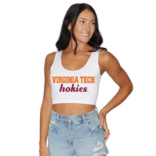 Image of Lojobands Women's College Gameday Outfit Tank Top Tailgate Crop Top One Size Fits Most