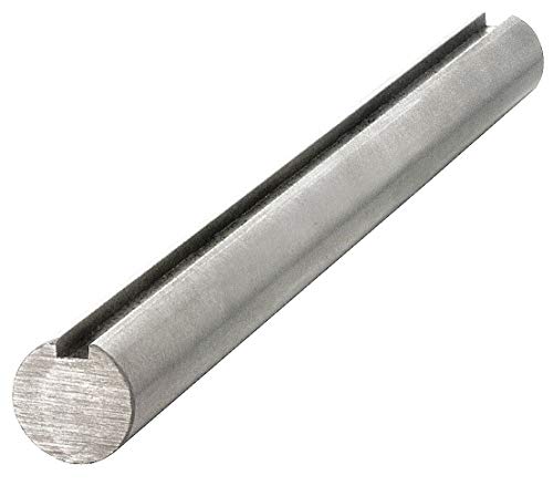 KEYSHAFT Carbon Steel Grade 1045 Keyed Shaft,15mm Diameter,5mm x 3mm Keyway,300mm Length #1