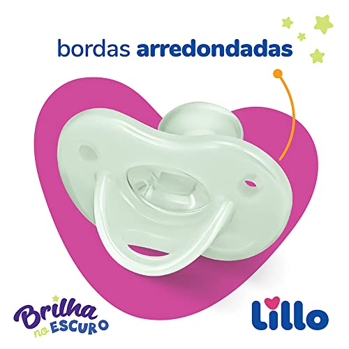 Lillo Kit De Chupeta 100% Silicone Calming... glide
