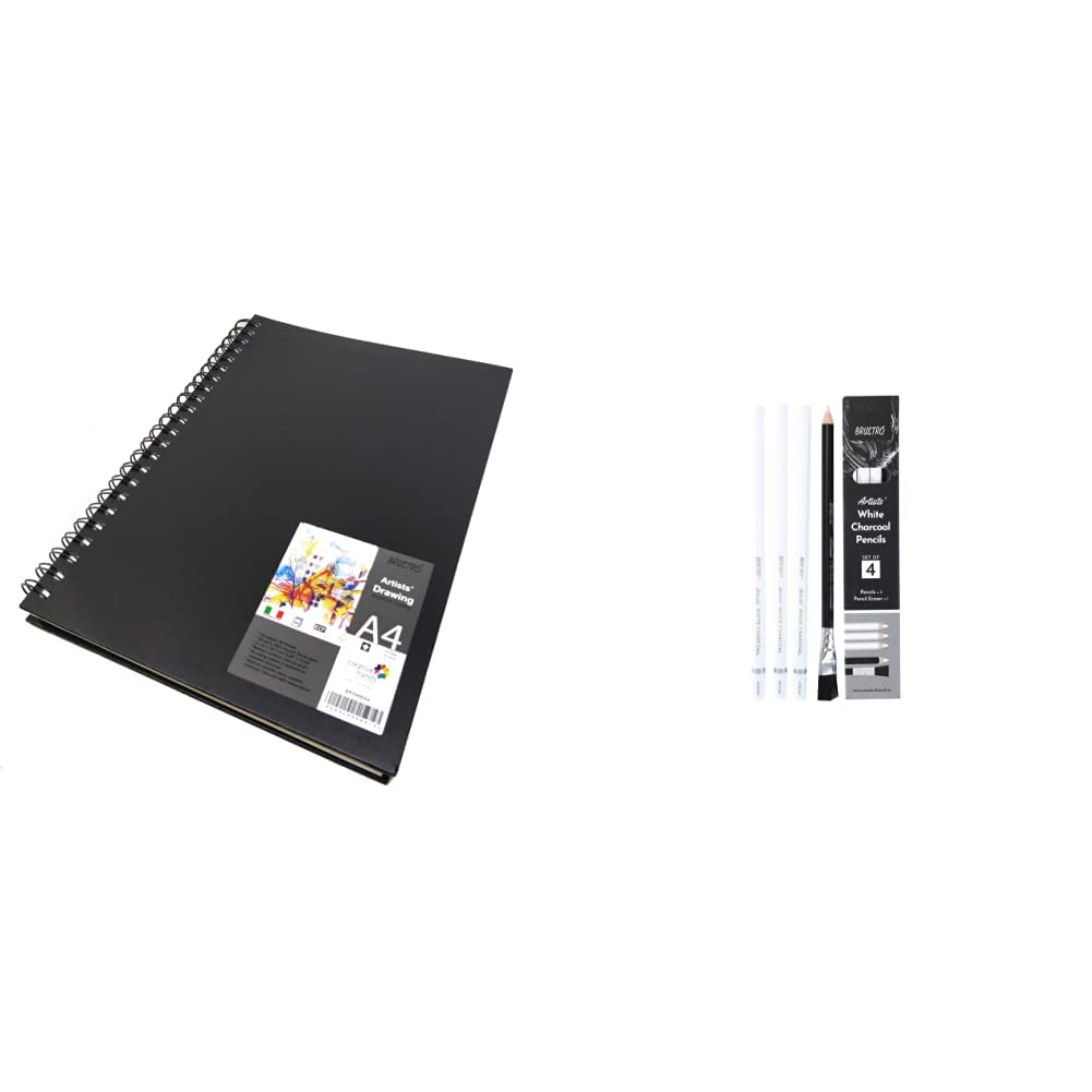 Brustro Artists Wiro Bound Sketch Book, A4 Size & Brustro Artists