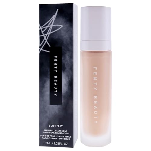 Soft Lit Naturally Luminous Longwear Foundation - 190 Light Medium Warm by Fenty Beauty for Women - 1.08 oz Foundation - Image 5