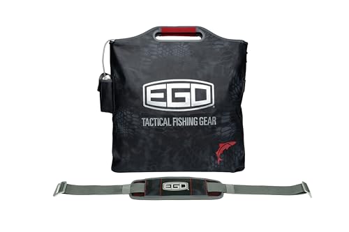 Ego Waterproof Weigh-in Bag for Bass Fishing, Ideal for Fishing Tournaments, Bass Tourneys & Weighing Fish, Top Zipper Closure Durable Fish Bag, Survival Bag Must Have, Typhon Bag