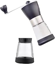Garneck 1Pc Moedor De Café Café Expresso Portátil Manivela Moedor De Café Moedor De Café De Aço Inoxidável Moedor De Café Manual Moedor De Café Moedor De Grãos De Café Moedor Manual De